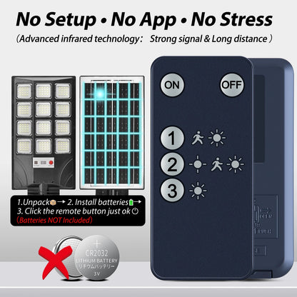 Remote Control For TOBUSA/Tuffenough/Gusicil Motion Sensor Solar Light Outdoor