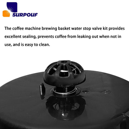 2-Pack Coffee Replacement Brew Basket Spring Loaded Stopper Kits Fits as pic