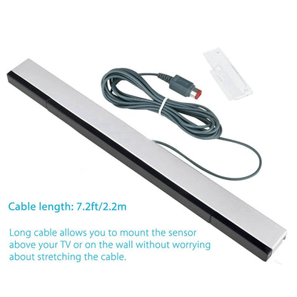 Wired Remote Motion Sensor Bar IR Infrared Ray Inductor For Nintendo Wii / Wii U