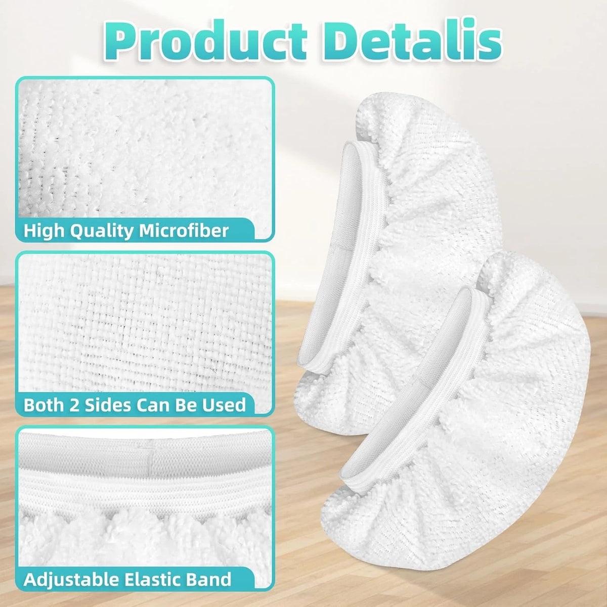 12 Pack Microfiber Cloth for Handheld Steam Shot, Cleaner 12