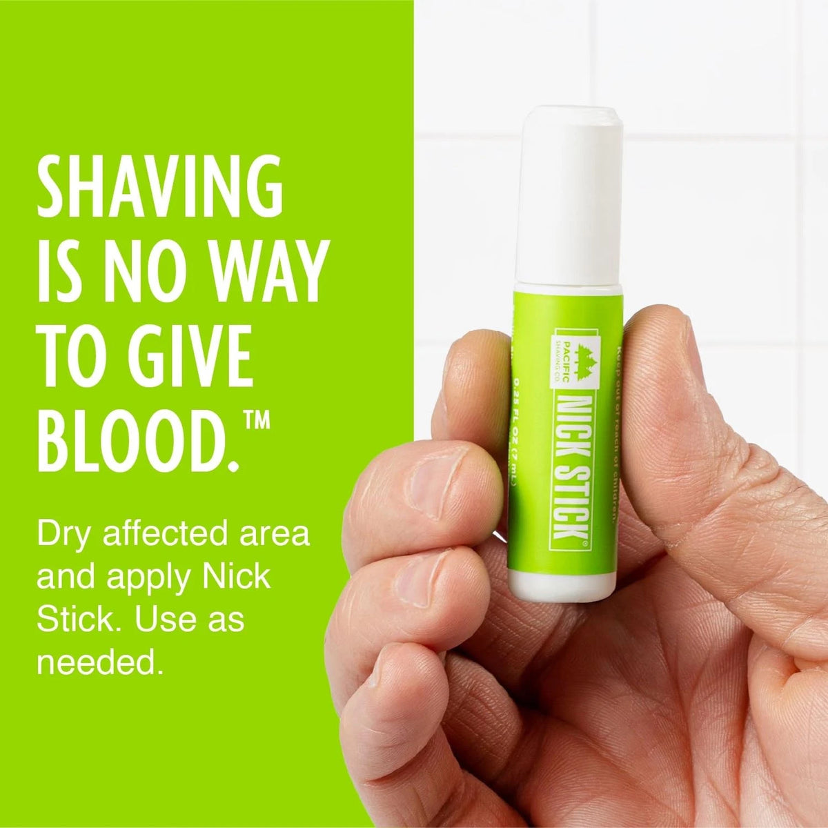 Pacific Shaving Company Nick Stick - A Shave Essential 0.25 Ounce (Pack of 2)