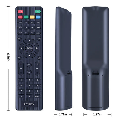 RC2012V Remote Control For Viore TV LED19VH50 LED22VH50 LED26VF50 LED26VF55D