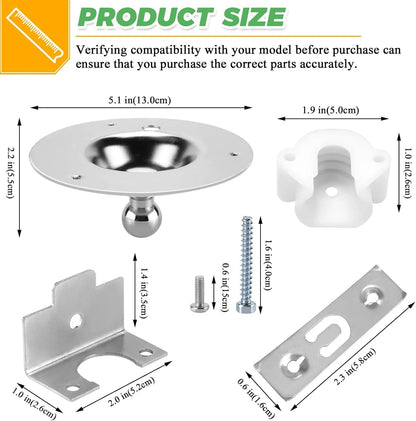 Upgraded 5303281153 Dryer Rear Drum Bearing & 134503600 Belt Kit...
