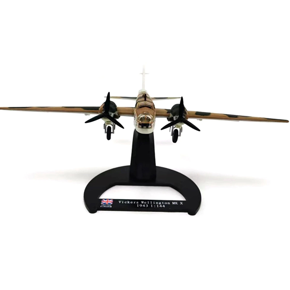 1/144 WWII UK Vickers Wellington Bomber Model Airplane Finished Alloy Decoration