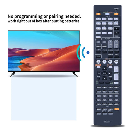 RAV498 Remote Control For Yamaha AV Receiver HTR-5066 HTR5066 RX-V575 RXV575
