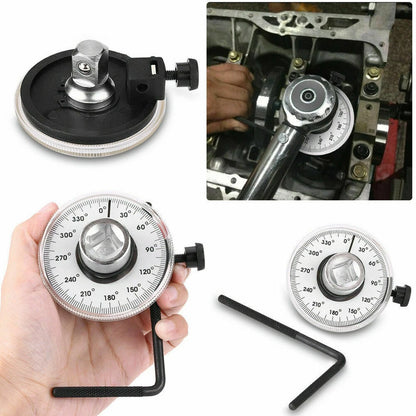 Arm Measure Tool Angle Gauge Meter Drive Torque Wrench 1/2" N + 360° Rotation