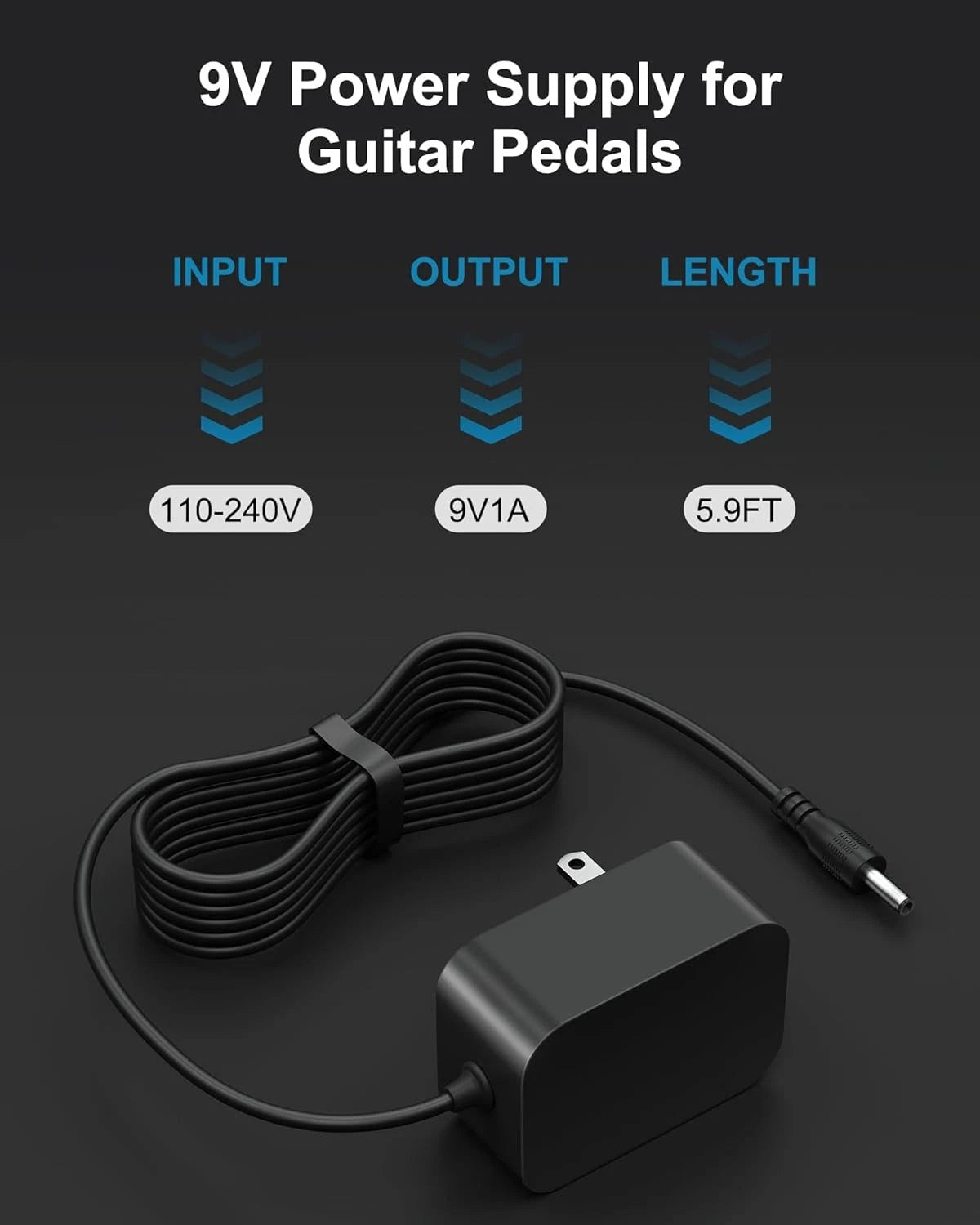 Replacement for Boss 9V PSA Adapter Guitar Pedal Power Supply Compatible...