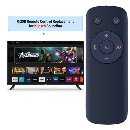 R-20B R20B Replacement Remote Control For Klipsch Soundbar System