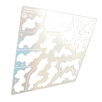 1/35 1/100 Stainless Steel Hollow Forest Camouflage Template Spray Craft Tool
