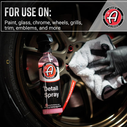 Adam's Detail Spray (16 fl. oz) - Quick Waterless Car Detailer | 16 oz