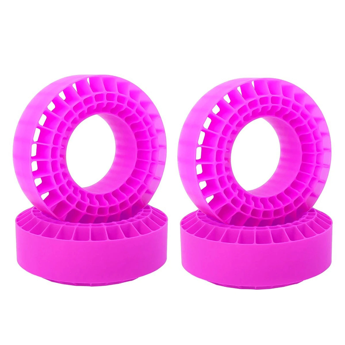 Silicone Rubber Tires Inserts for 1/10 RC Car 110-115mm 1.9" Tires 4pcs Purple z