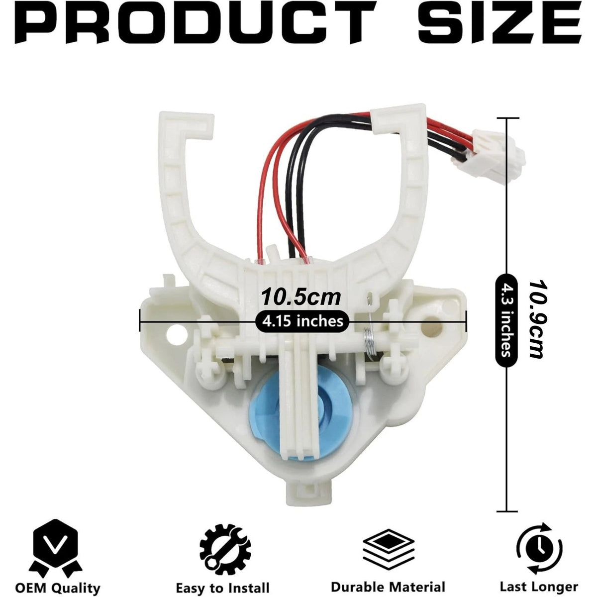 Mode Actuator Assembly WH03X36897 for GE Laundry Center Replaces PS17626543
