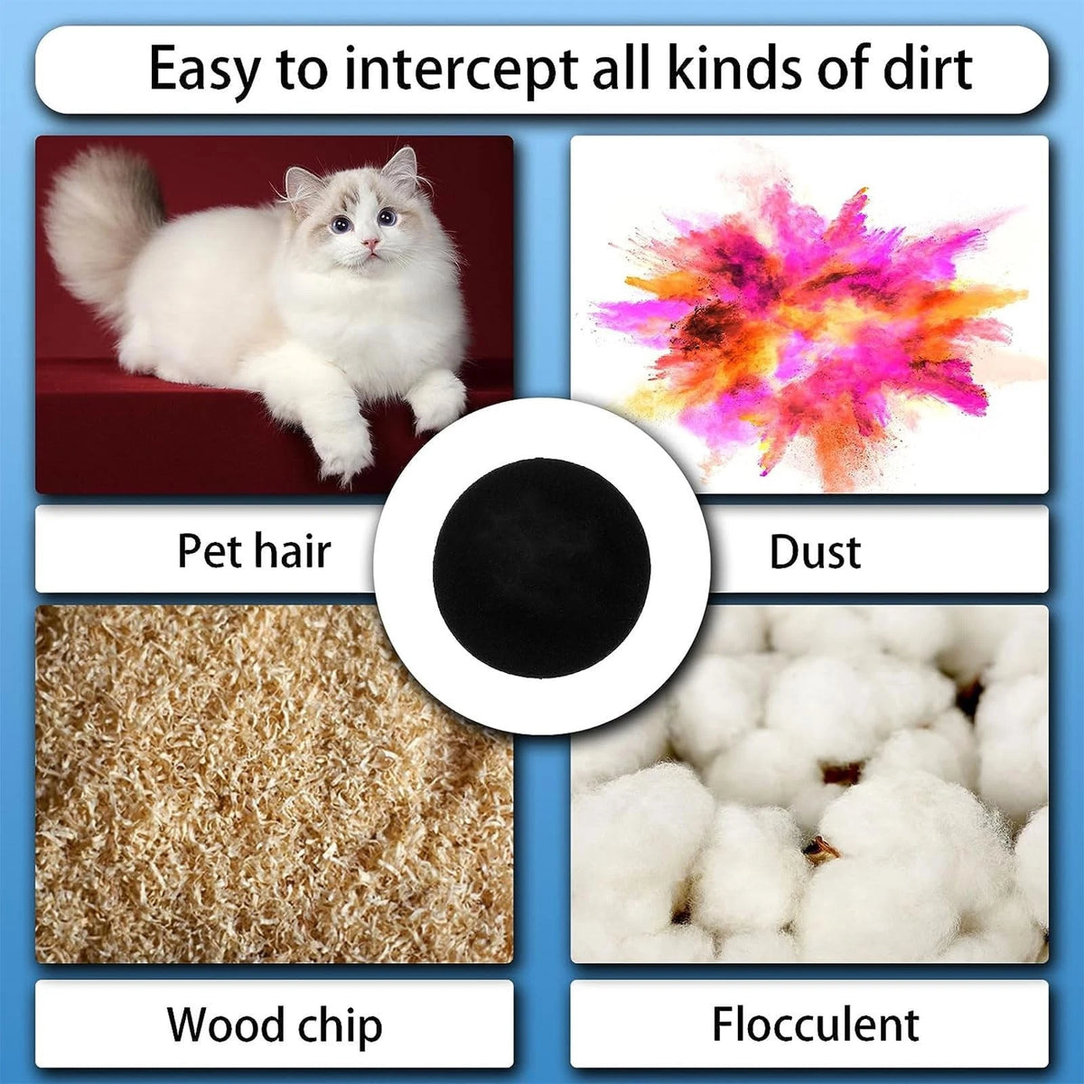 kobeIeen 6 Pack Filter Sponge Replacement Accessories for P1 Pet Grooming...