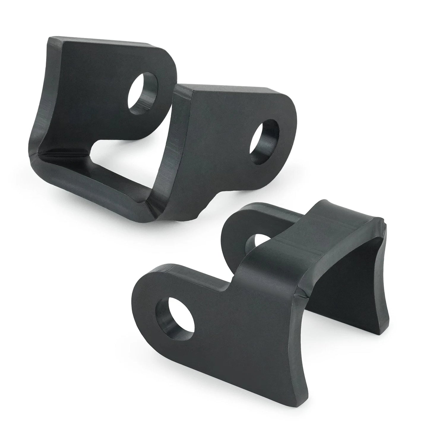 2 Pack - 3”Shock Bracket – 6mm HRP&O Steel, 1/2" Bolt Hole, Fits 1.75"–3" Tube