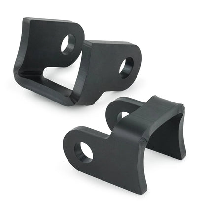 2 Pack - 3”Shock Bracket – 6mm HRP&O Steel, 1/2" Bolt Hole, Fits 1.75"–3" Tube