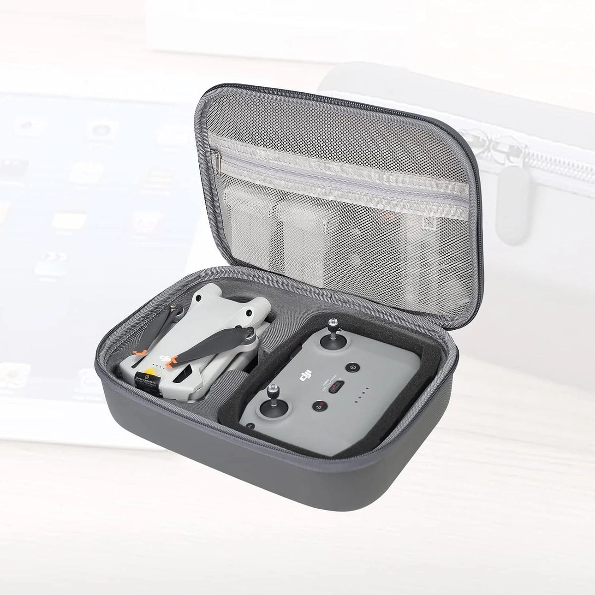 Storage Bag for Mini 3 Pro Drone Case Hard Shell Travel DJI 3 Pro-Grey