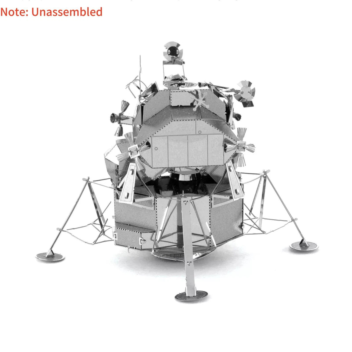 8cm DIY Metal USA Apollo Lunar Module 1/50th Scale DIY Model Kit Toy Gift