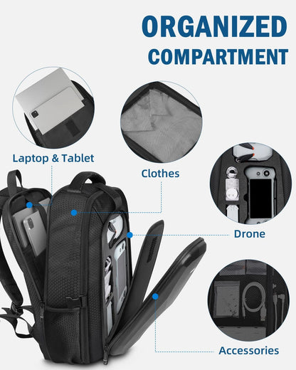 PEKREWS Case for Atom 2 Backpack (RC PTD 1) - One Size Fits All, Black