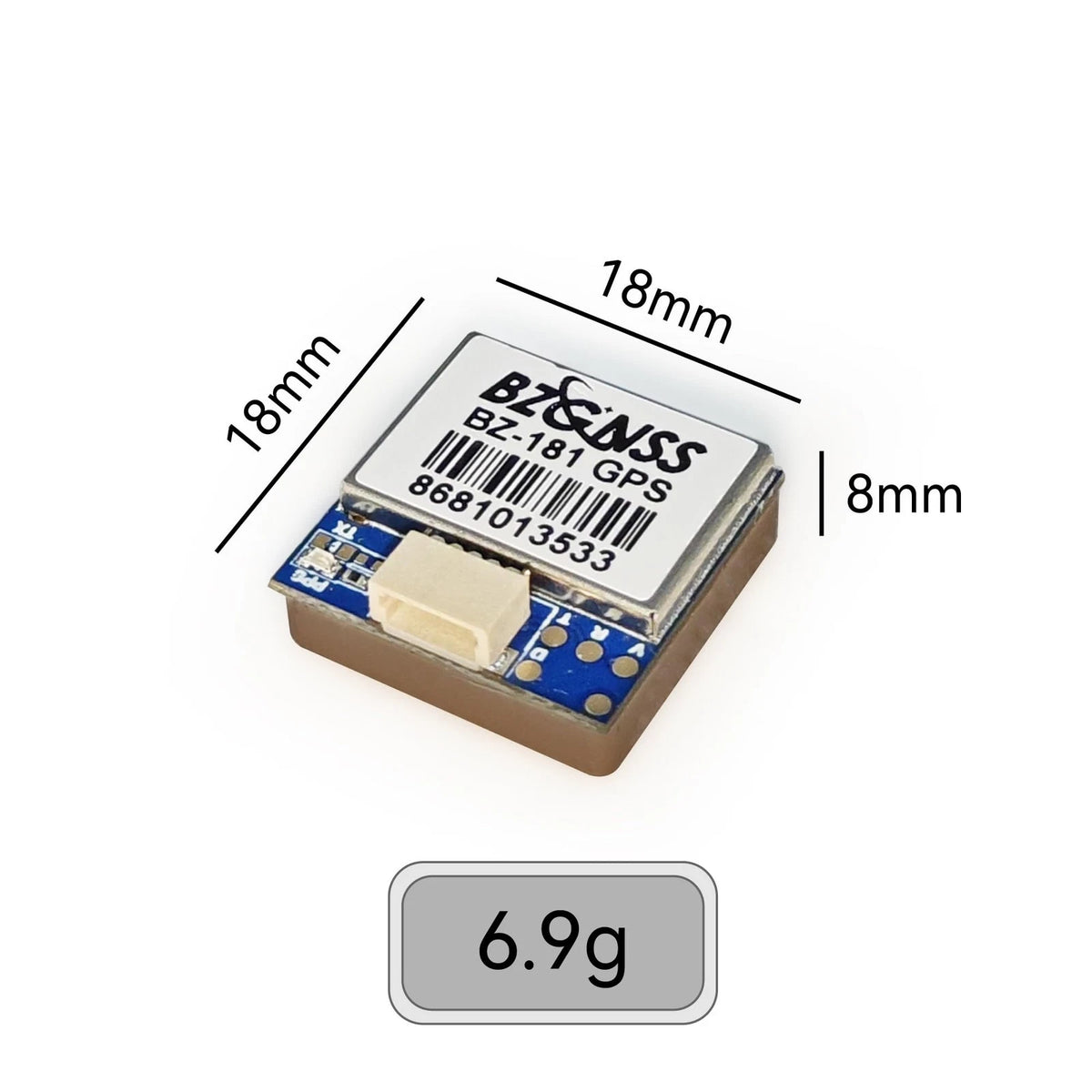 BZGNSS BZ-181 FPV GPS Module - Dual Protocol M10 Drone for RC Drone...