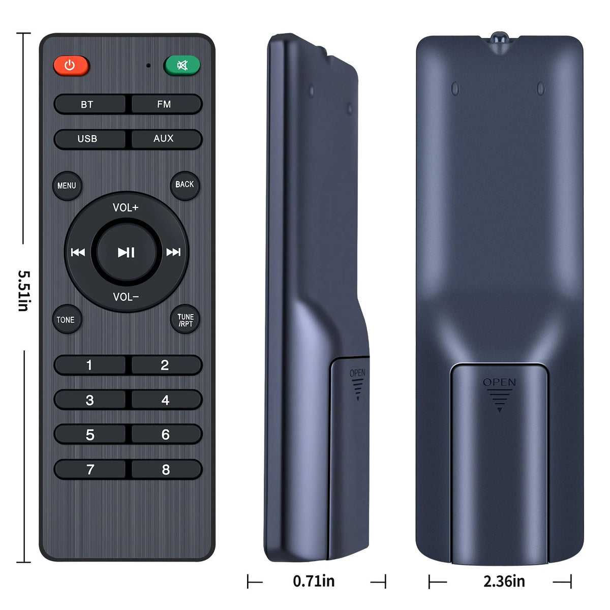 Replacement Remote Control For Aiwa Exos 5 Wireless Speaker