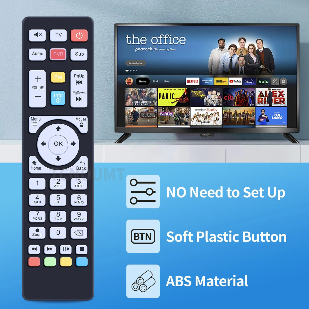 Remote Control For Global Media Plus TV Box Pro