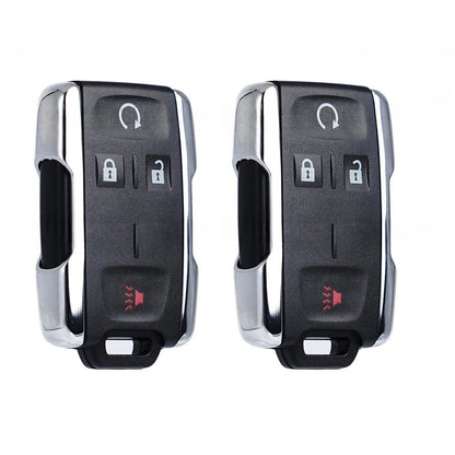 2PCS Keyless Remote Key Fob Auto Accessories For Chevrolet Silverado 2014-2018