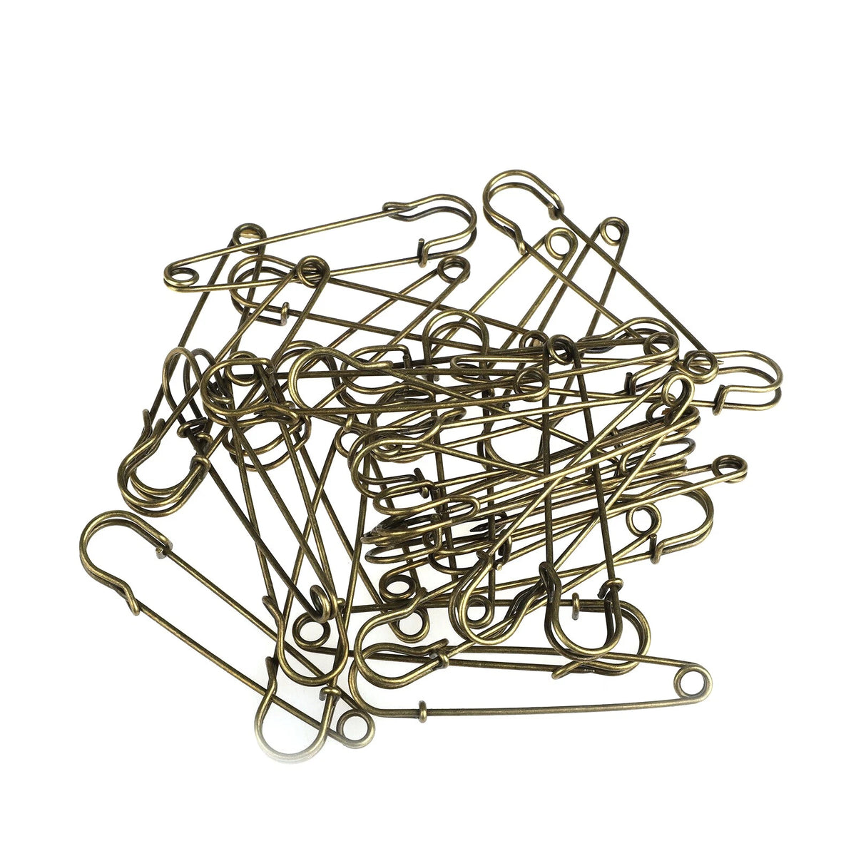 30Pcs/Set Large Heavy Duty Metal Safety Pins Brooch Pins DIY Sewing Tools