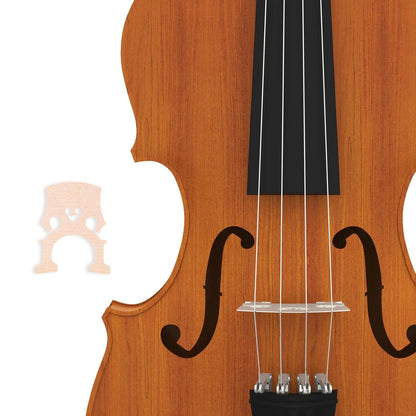 Maple Cello Bridge 3/4 Size Wooden Instrument Part 10.00X8.50X1.20CM, Khaki
