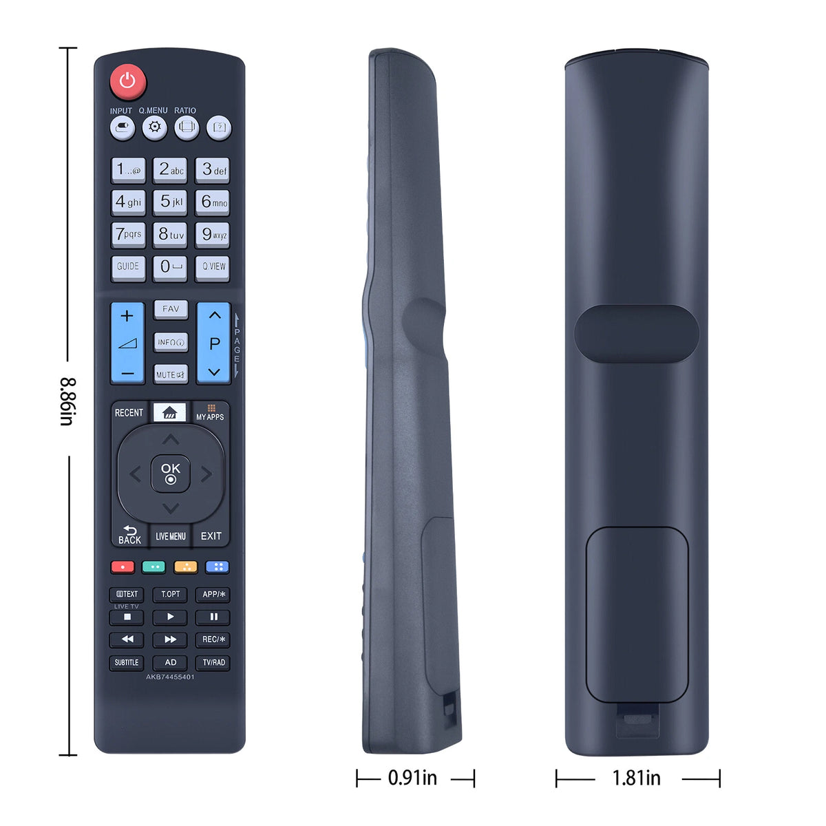 AKB74455401 Remote control For LG 32LF630V 40LF630 40LF630V 43LF630V TV