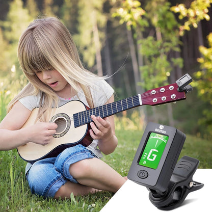 BROTOU Guitar Tuner Clip-On Digital JT-01 Tuner+Capo, Tuner+Cpao