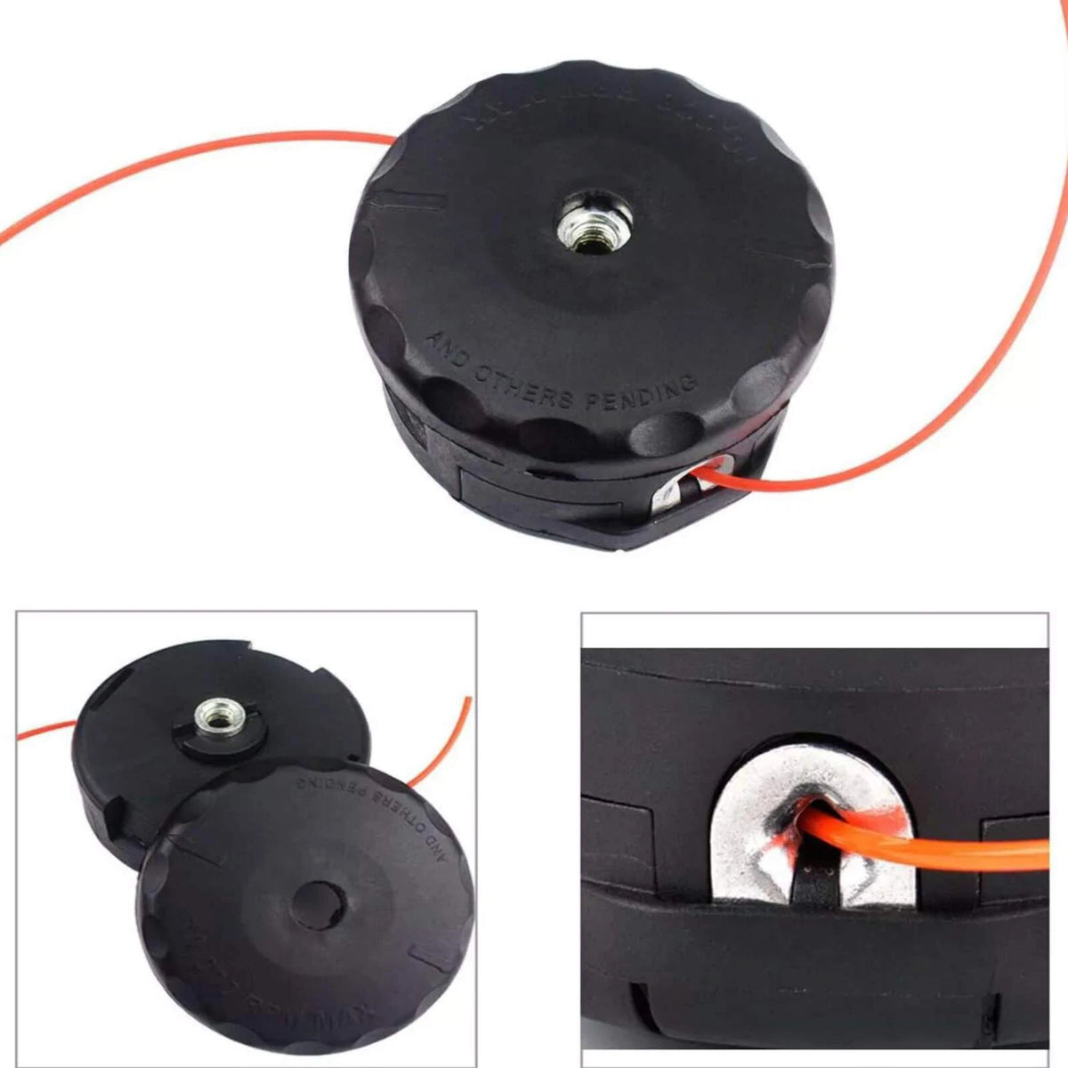 1PC Black Plastic Trimmer Head Replace For Echo SRM Straight Shaft Trimmers