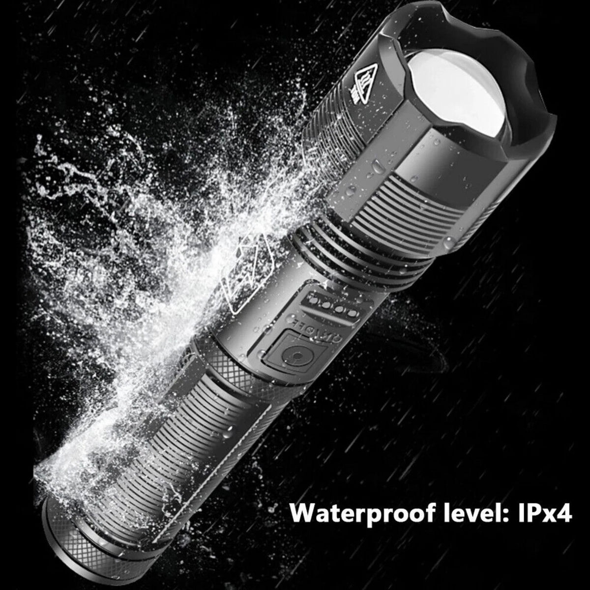 1000 lumens Super Bright LED Flashlight Tactical Rechargeable Waterproof