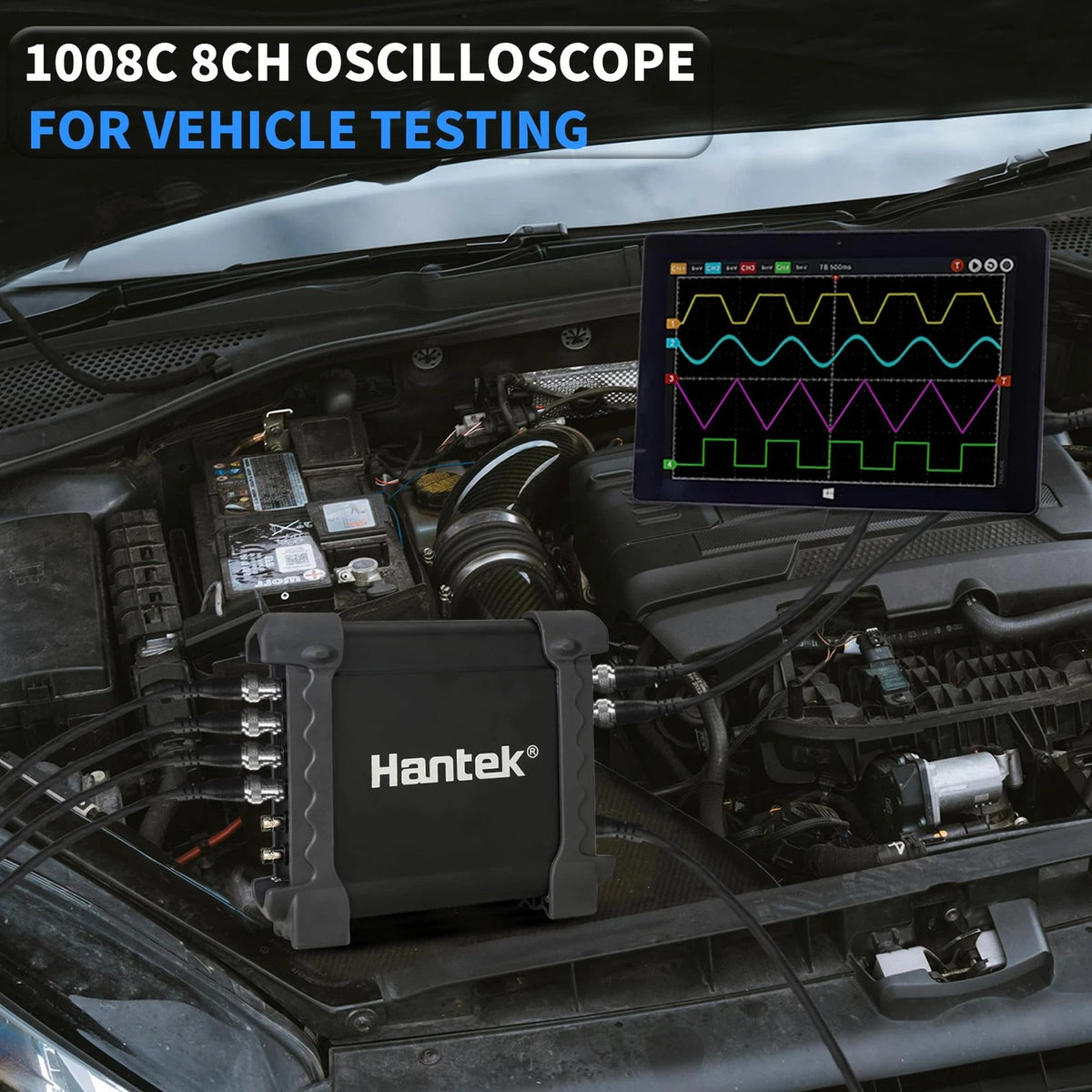 Hantek 1008C PC USB 8CH Automotive Diagnostic Digital...
