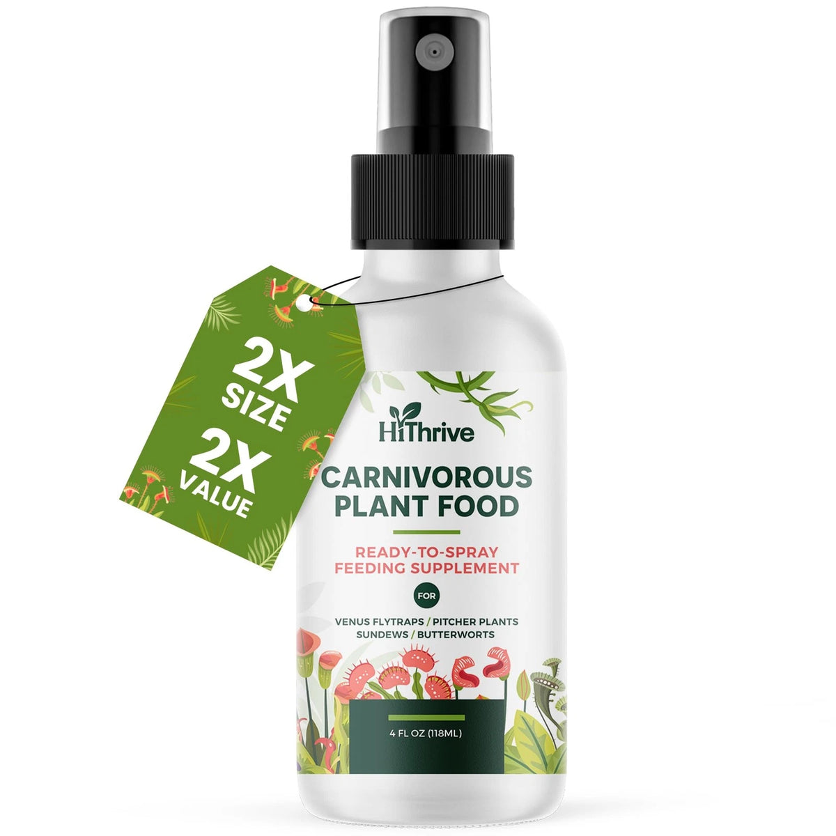 4oz Carnivorous Plant Food Spray & Venus Fly Trap - Up to 600 Sprays,...