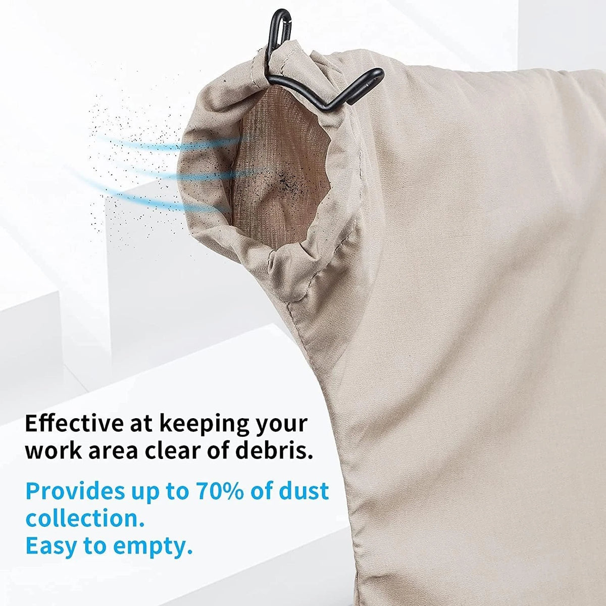 Table Saw Dust Collector Bag Fits Bosc/Dewalt/Makita/Ryobi/Craftsman/Porter...