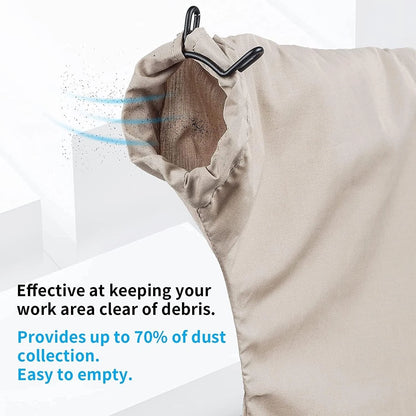 Table Saw Dust Collector Bag Fits Bosc/Dewalt/Makita/Ryobi/Craftsman/Porter...