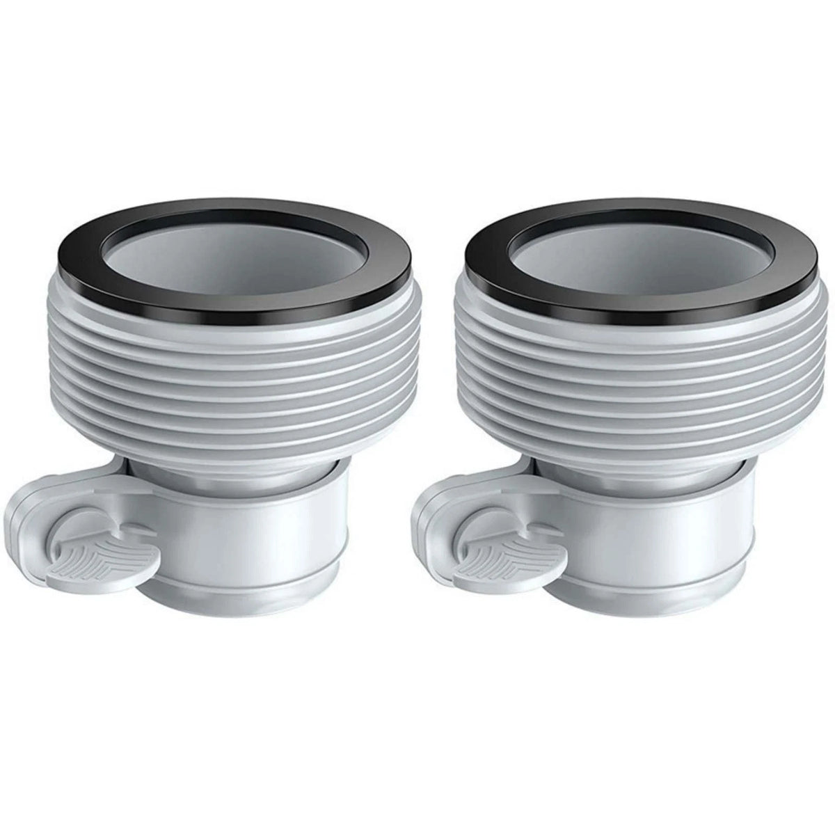 2x 1.25" to 1.5" Type B Hose Adapter Connector For Bestway Coleman Intex