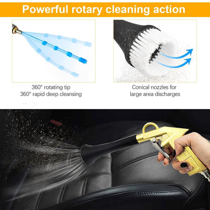 QZQUFJ Air Compressor for Car Detailing Tool, High Pressure Air...