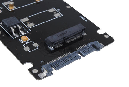 2.5 Inch SATA to mSATA SSD Enclosure Converter Internal / External Adapter A