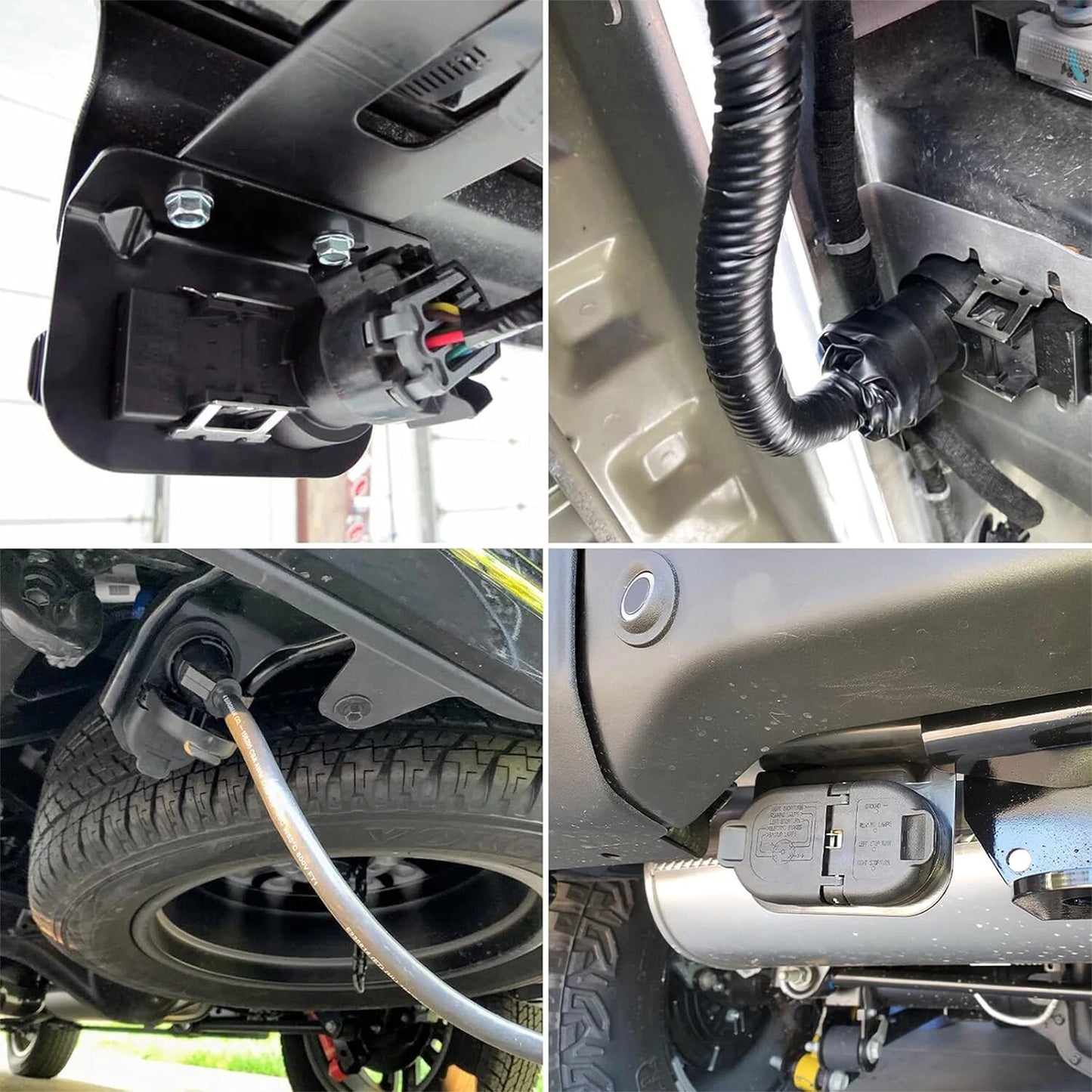 2009-2014 For Ford F-150 Trailer Tow Hitch Bar Wire Connector Harness Kit