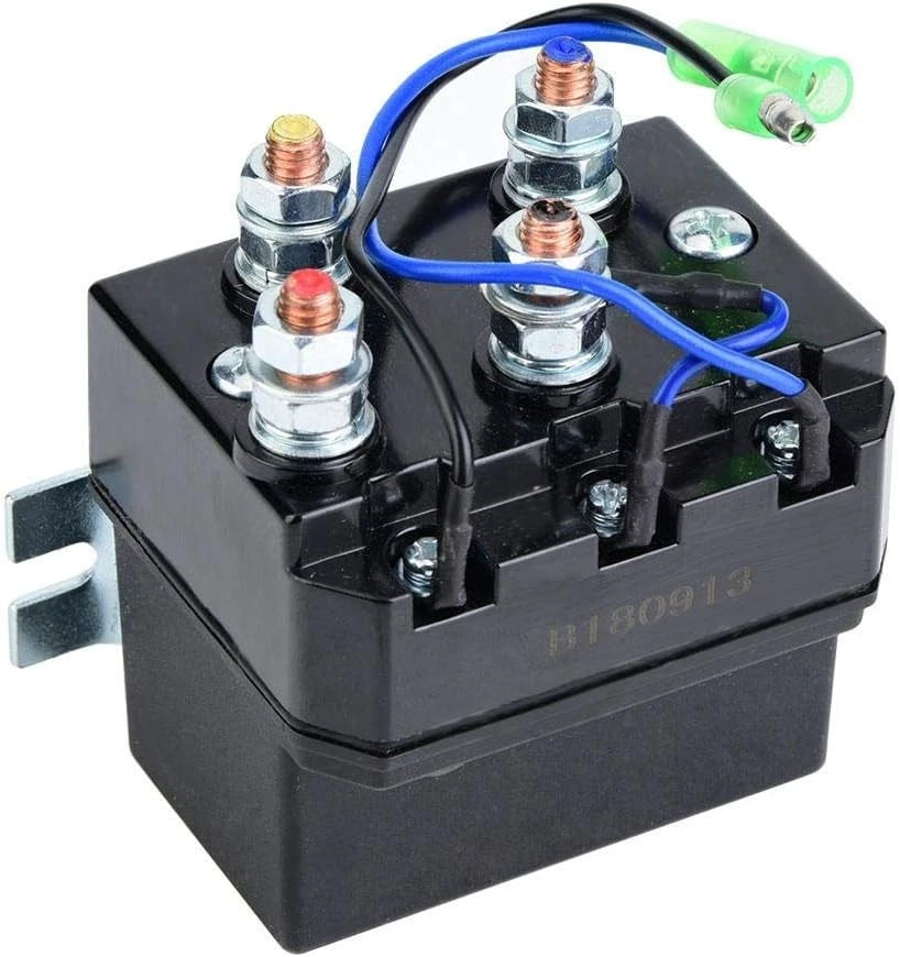 Winch Solenoid Relay, Contactor Reversing Relay for 1500-5000lb ATV...