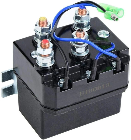 Winch Solenoid Relay, Contactor Reversing Relay for 1500-5000lb ATV...