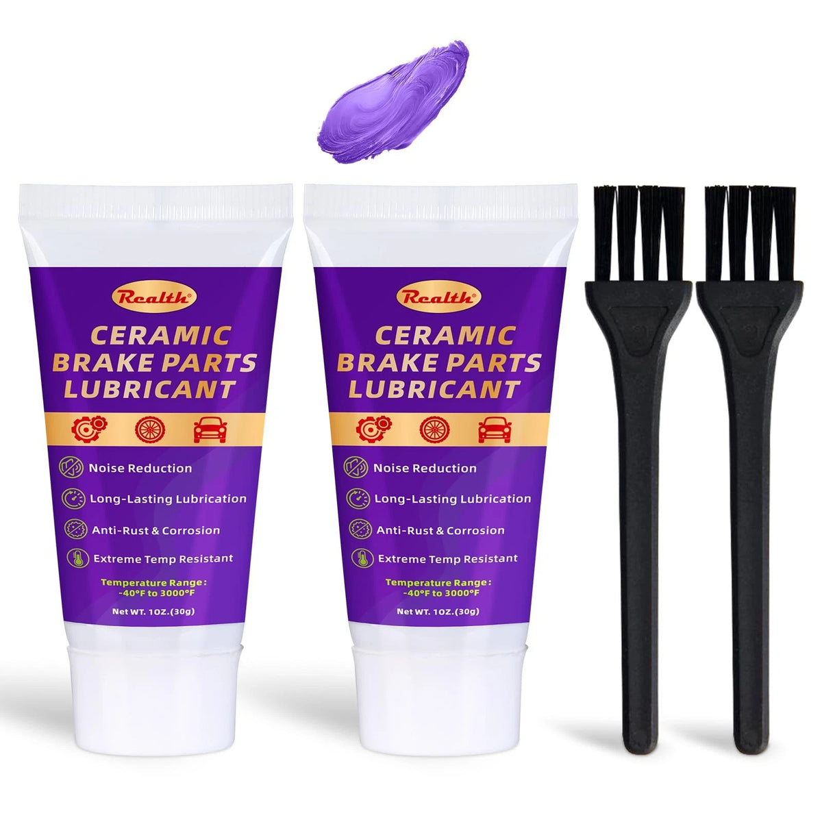 Ceramic Brake Parts Lubricant 30g*2Pack – High Temp 60g,