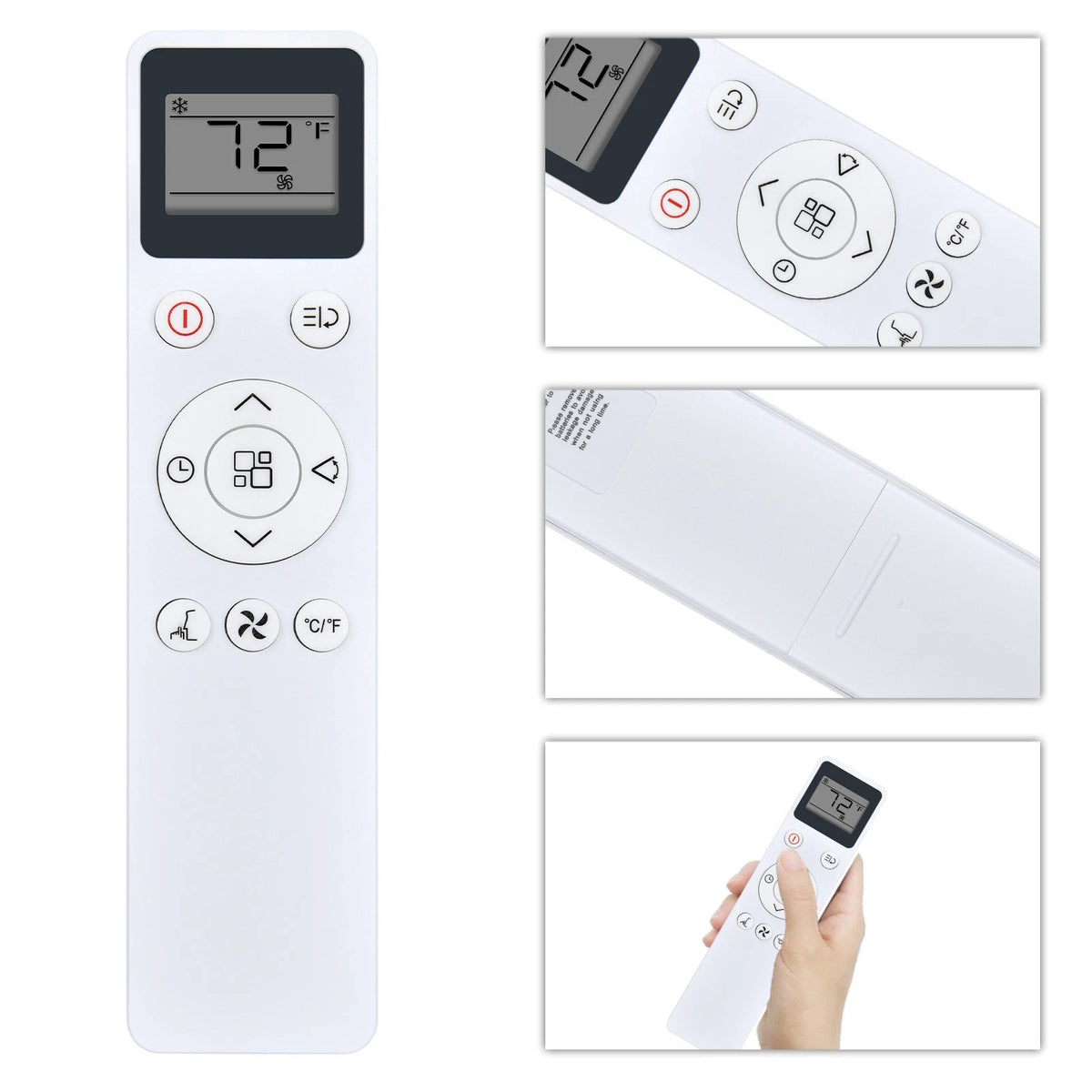 Remote Control For Black+Decker Portable AC BPT06WTB BPT05WTBA BPT10WTB