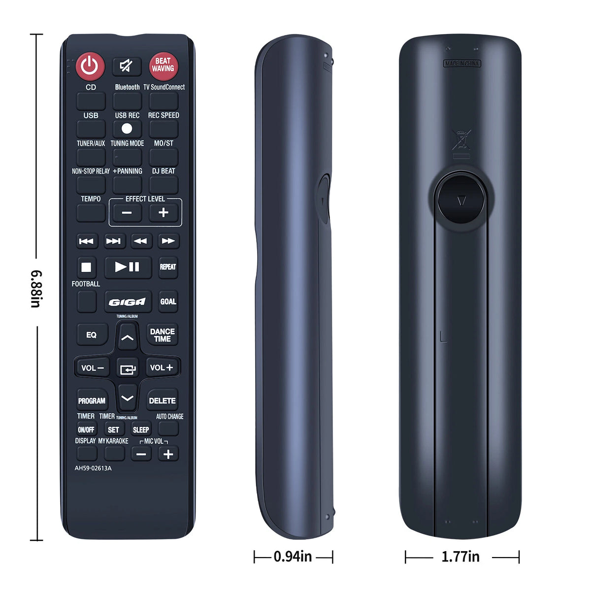 AH59-02613A Remote Control For Samsung Giga Stereo MX-HS7000 MX-HS8000