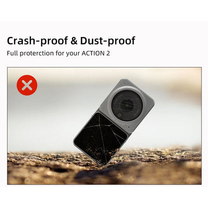 Anti-Dust Plastic Camera Protection Storage Cover For DJI Action 2 Accessories