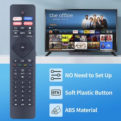 NH800UP BT800 URMT47CND002 Remote Control For Philips Android TV 55PFL5704/F7