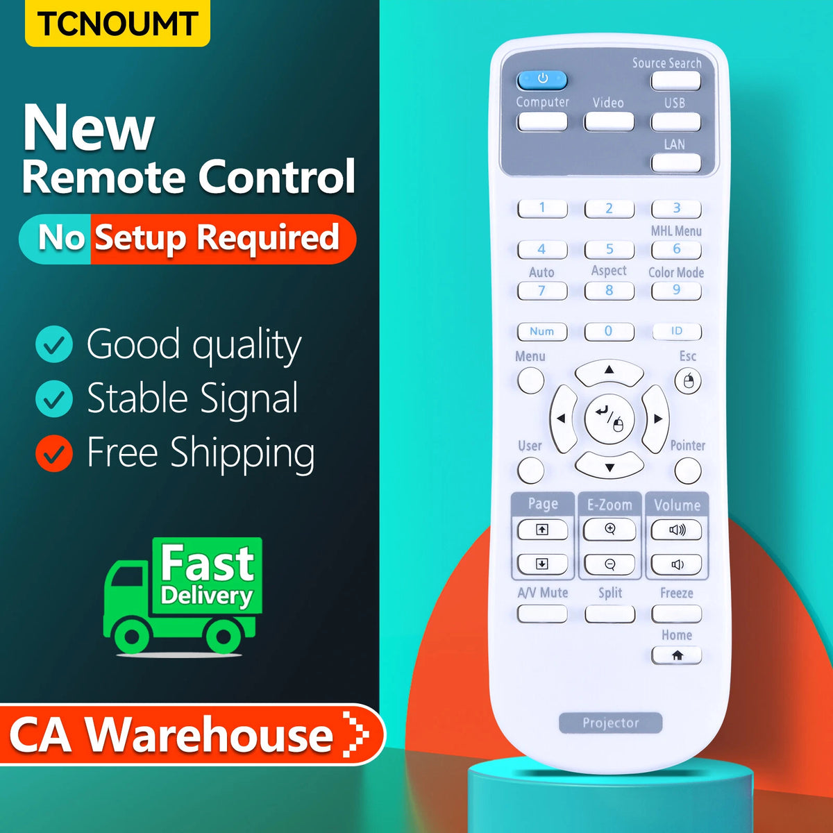 218178800 Remote Control For Epson Projector 580 1266 1286 S39 W39 X39 VS250