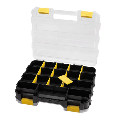Hardware Organizer Box 34 Compartments Small Parts 1 PACK, Yellow