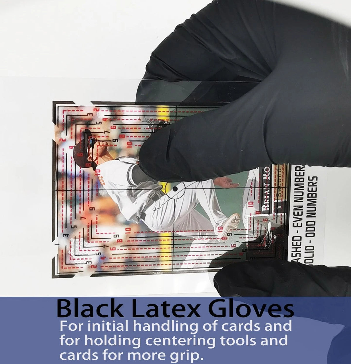 Sports Cards Grading Kit, Card Centering General specifications, Black Red